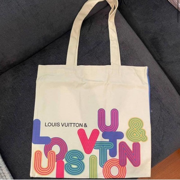 Louis Vuitton Exhibition Bag Eco Canvas Japan Exclusive Event shopping tote LV - Picture 9 of 9